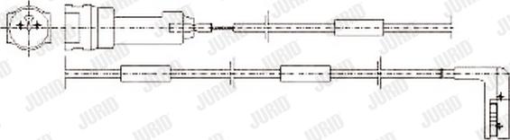 Jurid 581339 - Предупредителен контактен сензор, износване на накладките vvparts.bg