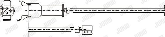 Jurid 581328 - Предупредителен контактен сензор, износване на накладките vvparts.bg