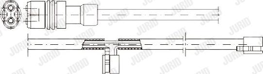 Jurid 581323 - Предупредителен контактен сензор, износване на накладките vvparts.bg