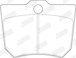 Jurid 5214200954 - Комплект спирачно феродо, дискови спирачки vvparts.bg