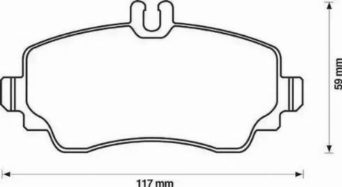 Jurid 571944J-AS - Комплект спирачно феродо, дискови спирачки vvparts.bg