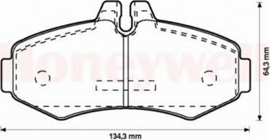 Jurid 571946J-AS - Комплект спирачно феродо, дискови спирачки vvparts.bg