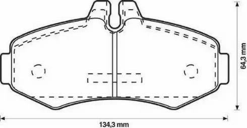 Lemförder 24829 04 - Комплект спирачно феродо, дискови спирачки vvparts.bg