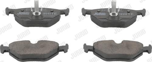 Jurid 571960JC - Комплект спирачно феродо, дискови спирачки vvparts.bg