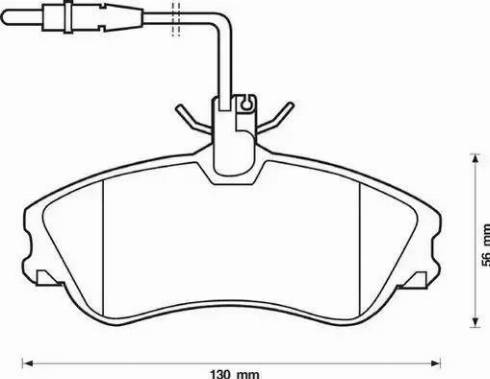 Jurid 571919J-AS - Комплект спирачно феродо, дискови спирачки vvparts.bg