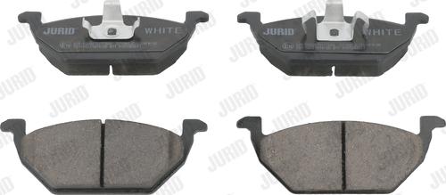 Jurid 571985JC - Комплект спирачно феродо, дискови спирачки vvparts.bg