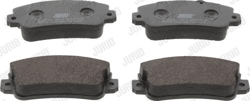 Jurid 571464J - Комплект спирачно феродо, дискови спирачки vvparts.bg