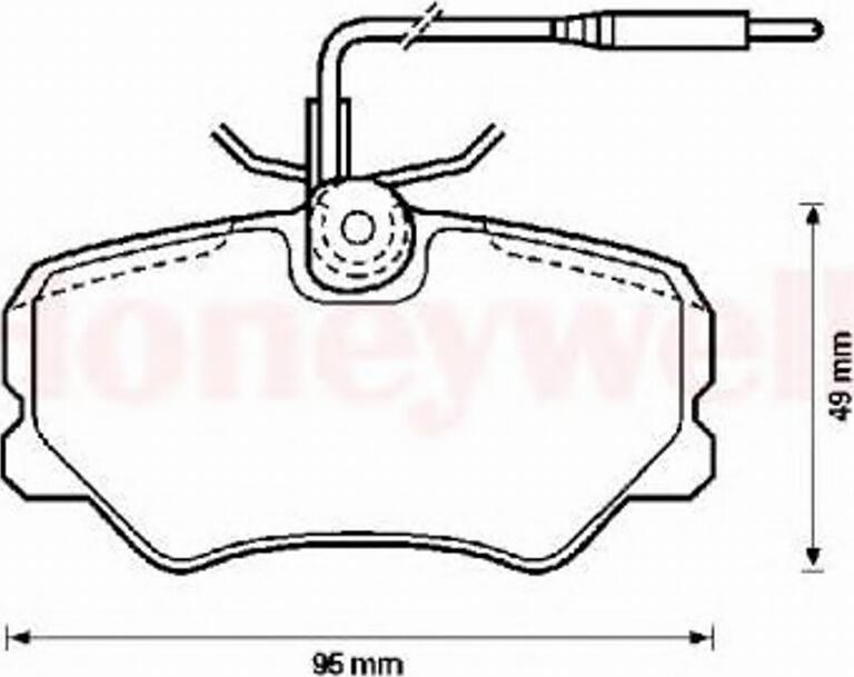 Jurid 571359JAS - Комплект спирачно феродо, дискови спирачки vvparts.bg