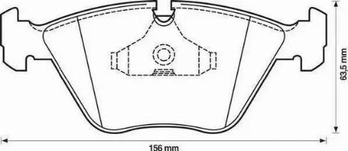 Lemförder 15790 07 - Комплект спирачно феродо, дискови спирачки vvparts.bg