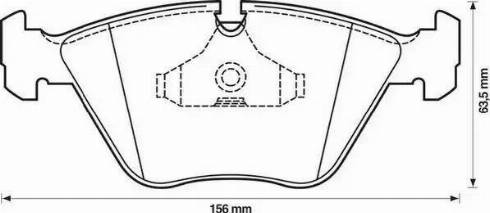 Jurid 571355J-AS - Комплект спирачно феродо, дискови спирачки vvparts.bg