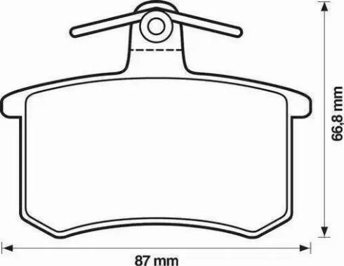 Lemförder 20613 04 - Комплект спирачно феродо, дискови спирачки vvparts.bg