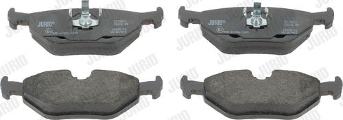 Jurid 571387J - Комплект спирачно феродо, дискови спирачки vvparts.bg