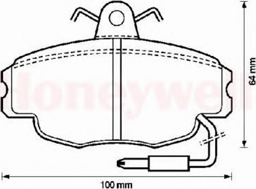 Jurid 571327D - Комплект спирачно феродо, дискови спирачки vvparts.bg