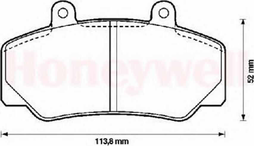 Jurid 571370J-AS - Комплект спирачно феродо, дискови спирачки vvparts.bg