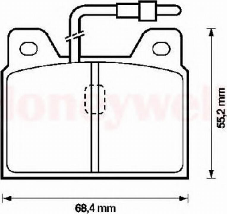 Jurid 571218JAS - Комплект спирачно феродо, дискови спирачки vvparts.bg