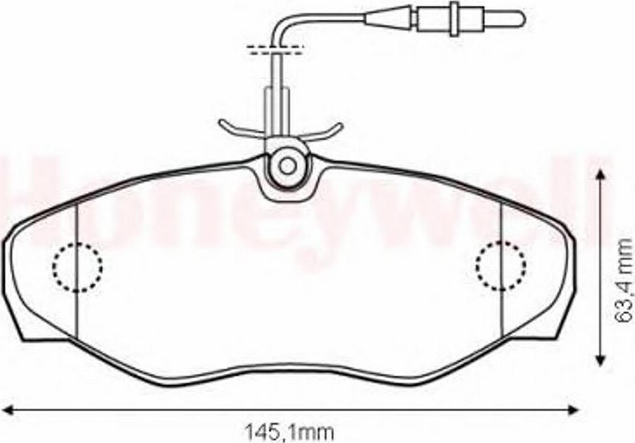 Jurid 573095J-AS - Комплект спирачно феродо, дискови спирачки vvparts.bg