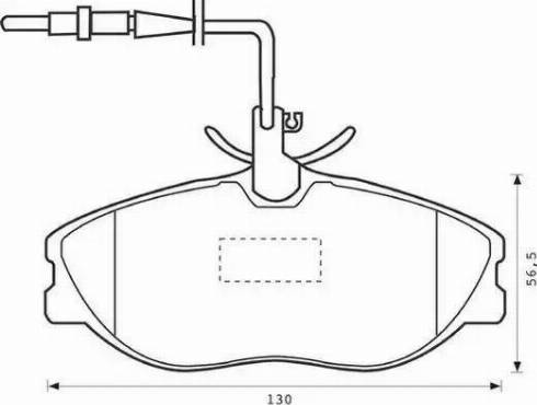 Jurid 573000J-AS - Комплект спирачно феродо, дискови спирачки vvparts.bg