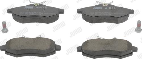 Jurid 573083JC - Комплект спирачно феродо, дискови спирачки vvparts.bg