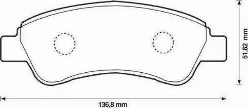 RIDER RD.3323.DB1463 - Комплект спирачно феродо, дискови спирачки vvparts.bg