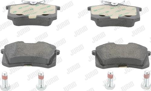 Jurid 573032J - Комплект спирачно феродо, дискови спирачки vvparts.bg