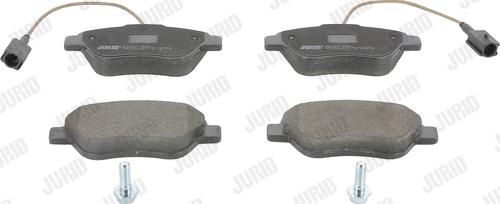 Jurid 573074J - Комплект спирачно феродо, дискови спирачки vvparts.bg