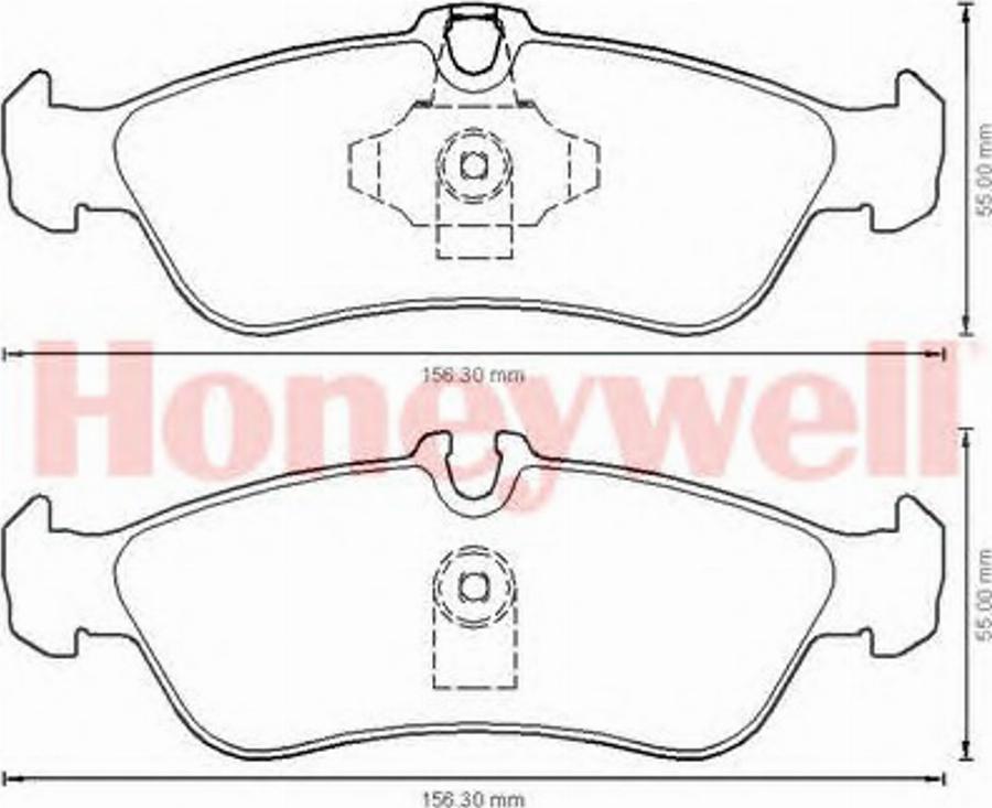 Jurid 573191J-AS - Комплект спирачно феродо, дискови спирачки vvparts.bg