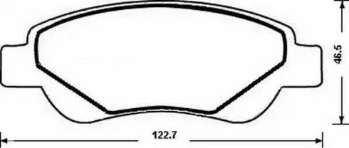 Jurid 573135J-AS - Комплект спирачно феродо, дискови спирачки vvparts.bg