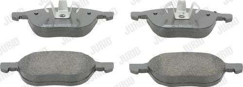 Jurid 573209J - Комплект спирачно феродо, дискови спирачки vvparts.bg