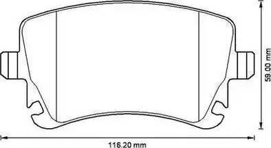 RIDER RD.3323.DB1557 - Комплект спирачно феродо, дискови спирачки vvparts.bg