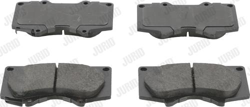 Jurid 572515J - Комплект спирачно феродо, дискови спирачки vvparts.bg