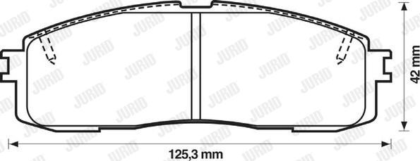 TRW GDB3081 - Комплект спирачно феродо, дискови спирачки vvparts.bg