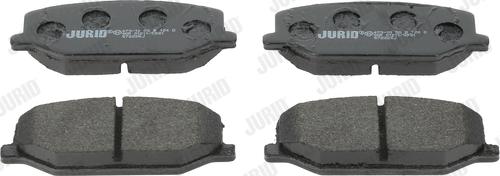 Jurid 572226J - Комплект спирачно феродо, дискови спирачки vvparts.bg