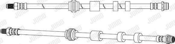 Jurid 173141J - Спирачен маркуч vvparts.bg