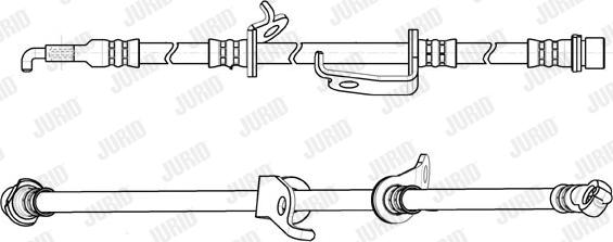 Jurid 173160J - Спирачен маркуч vvparts.bg