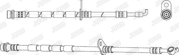 Jurid 173109J - Спирачен маркуч vvparts.bg