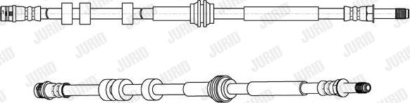 Jurid 173114J - Спирачен маркуч vvparts.bg