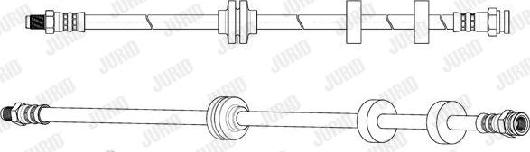 Jurid 173136J - Спирачен маркуч vvparts.bg