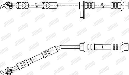 Jurid 173132J - Спирачен маркуч vvparts.bg