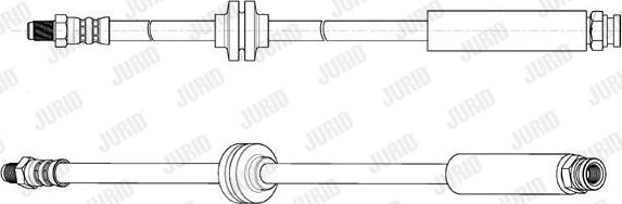 Jurid 173176J - Спирачен маркуч vvparts.bg