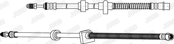 Jurid 173305J - Спирачен маркуч vvparts.bg