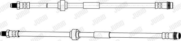 Jurid 173307J - Спирачен маркуч vvparts.bg