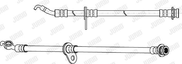 Jurid 173285J - Спирачен маркуч vvparts.bg