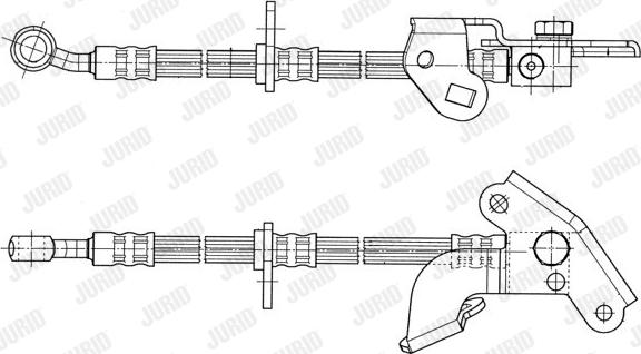 Jurid 172958J - Спирачен маркуч vvparts.bg