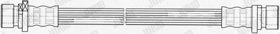 Jurid 172960J - Спирачен маркуч vvparts.bg