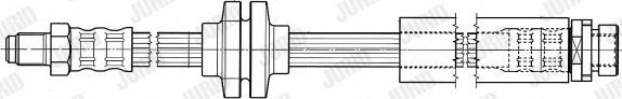 Jurid 172906J - Спирачен маркуч vvparts.bg