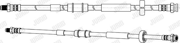 Jurid 172984J - Спирачен маркуч vvparts.bg