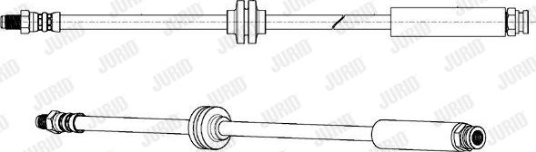 Jurid 172987J - Спирачен маркуч vvparts.bg