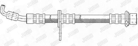 Jurid 172674J - Спирачен маркуч vvparts.bg