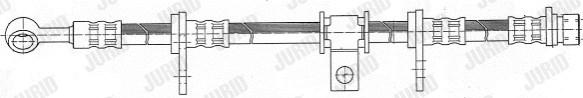 Jurid 172676J - Спирачен маркуч vvparts.bg