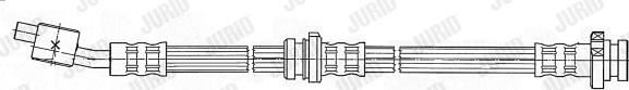 Jurid 172807J - Спирачен маркуч vvparts.bg